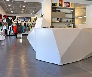 Woonbeton in winkel